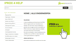 Desktop Screenshot of help.iprox.nl